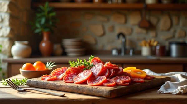 Delicious dishes featuring French saucisson and chorizo
